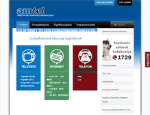 Tablet Screenshot of amtel.hu