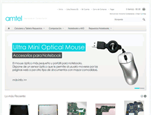Tablet Screenshot of amtel.com.ar